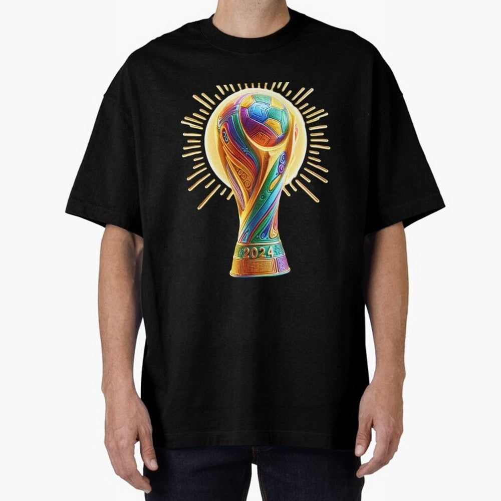 Golden Illuminating Cup Classic T-Shirt Celebrate Soccer Greatness during FIFA World Cup 2026 Group Stage Spirit, Built around Portugal, Spain and Germany, Cristiano Ronaldo, Retro Football Energy, Iconic Rivalries, Trophy Chase Drama and Stadium