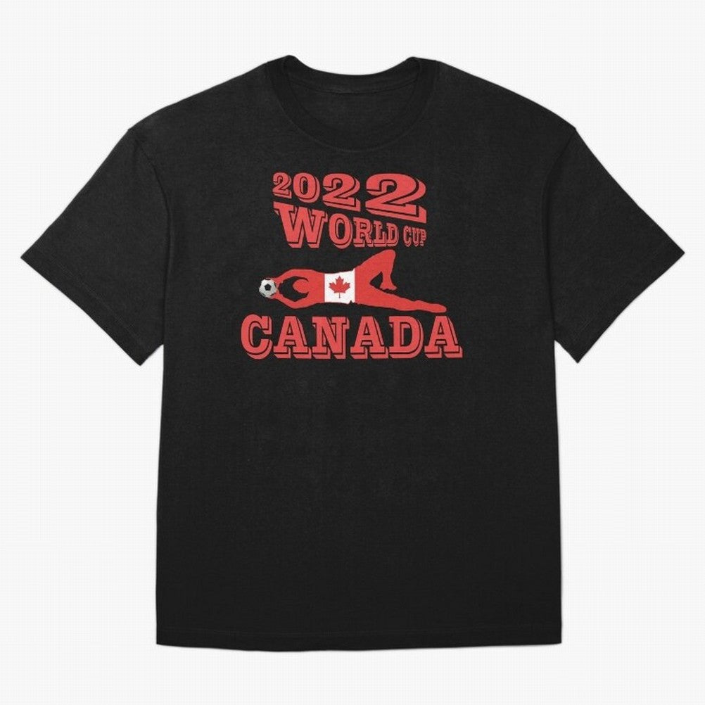 CANADA, Qatar World Cup 2022 Classic T-Shirt Fuel Your Fan Pride for Global Football Passion for FIFA World Cup 2026 Group Stage, Featuring Haaland, Portugal, Champion Mindset, Group Stage Buzz, Knockout Tension and Passionate Fan Culture; Made for