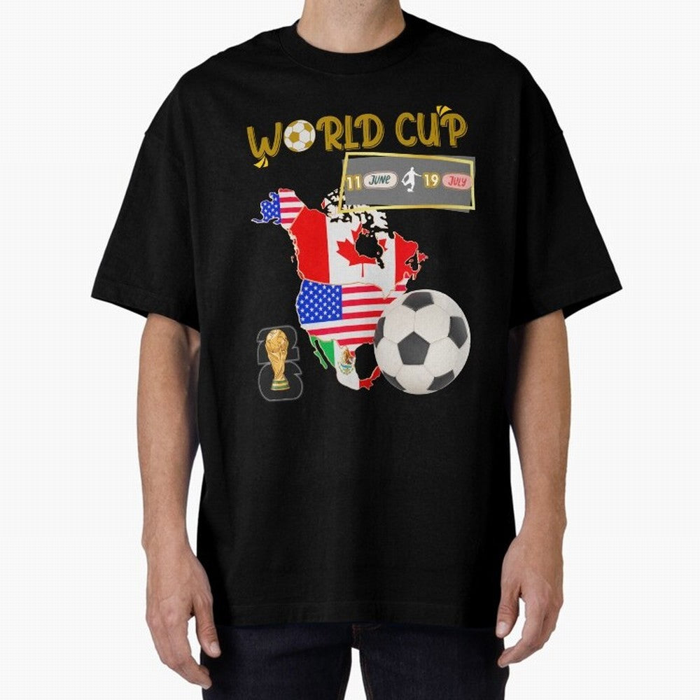 World Cup 2026 North America USA Canada Mexico Soccer Fan Classic T-Shirt Turn Up for the FIFA World Cup 2026 Journey through CR7 and Messi Highlights, Portugal Pride, Classic Soccer Heritage, Championship Pressure, Fan Loyalty and International