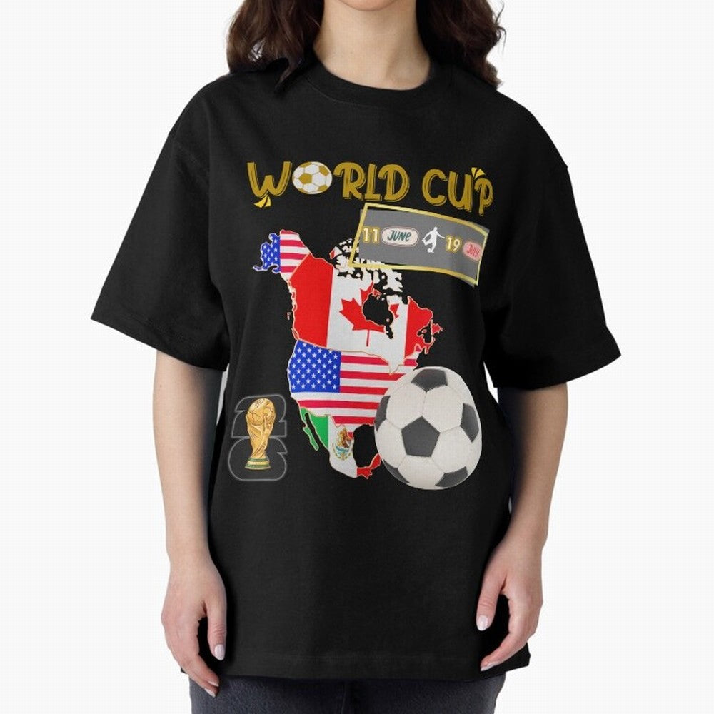 World Cup 2026 North America USA Canada Mexico Soccer Fan Classic T-Shirt Turn Up for the FIFA World Cup 2026 Journey through CR7 and Messi Highlights, Portugal Pride, Classic Soccer Heritage, Championship Pressure, Fan Loyalty and International