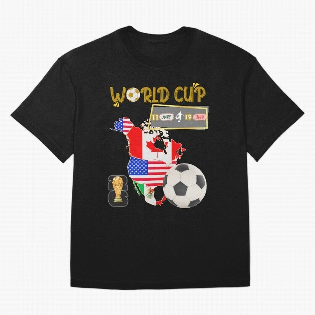 World Cup 2026 North America USA Canada Mexico Soccer Fan Classic T-Shirt Turn Up for the FIFA World Cup 2026 Journey through CR7 and Messi Highlights, Portugal Pride, Classic Soccer Heritage, Championship Pressure, Fan Loyalty and International