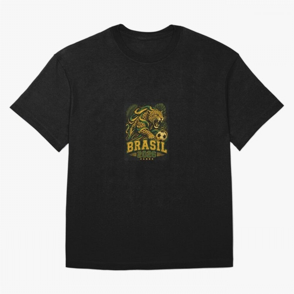 Samba Flame - Brasil World Cup 2026 Fan shirt Classic T-Shirt Step into FIFA World Cup 2026 Centered on Neymar, Brazil, Portugal and Argentina Energy, Football History, Final Match Energy, Crowd Noise and Once in a Lifetime Moments; Great for Watch