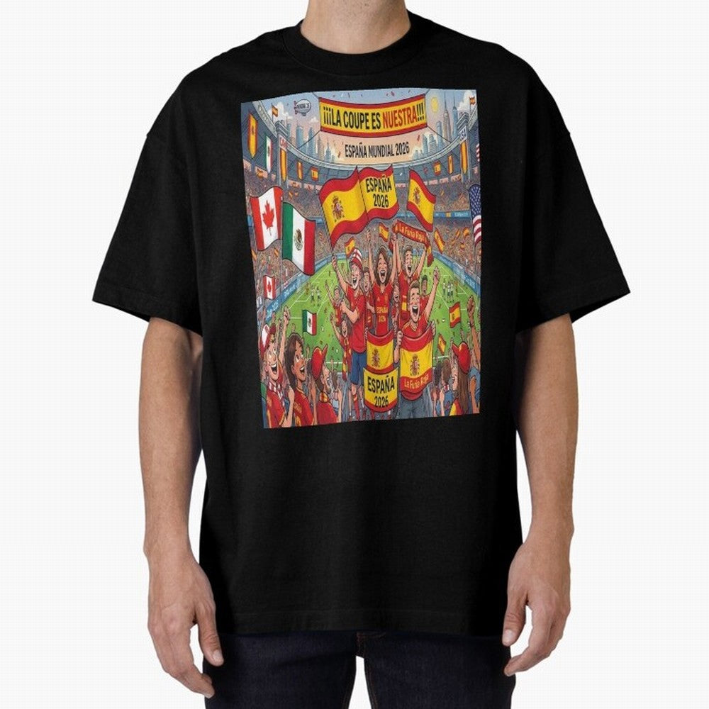 Spain World Cup 2026 - Stadium Classic T-Shirt Showcase FIFA World Cup 2026 Inspired by Messi, Argentina Energy, Worldwide Fan Energy, Dramatic Goals, Stadium Lights and Championship Celebrations; Perfect for Supporters Who Want Bold Football