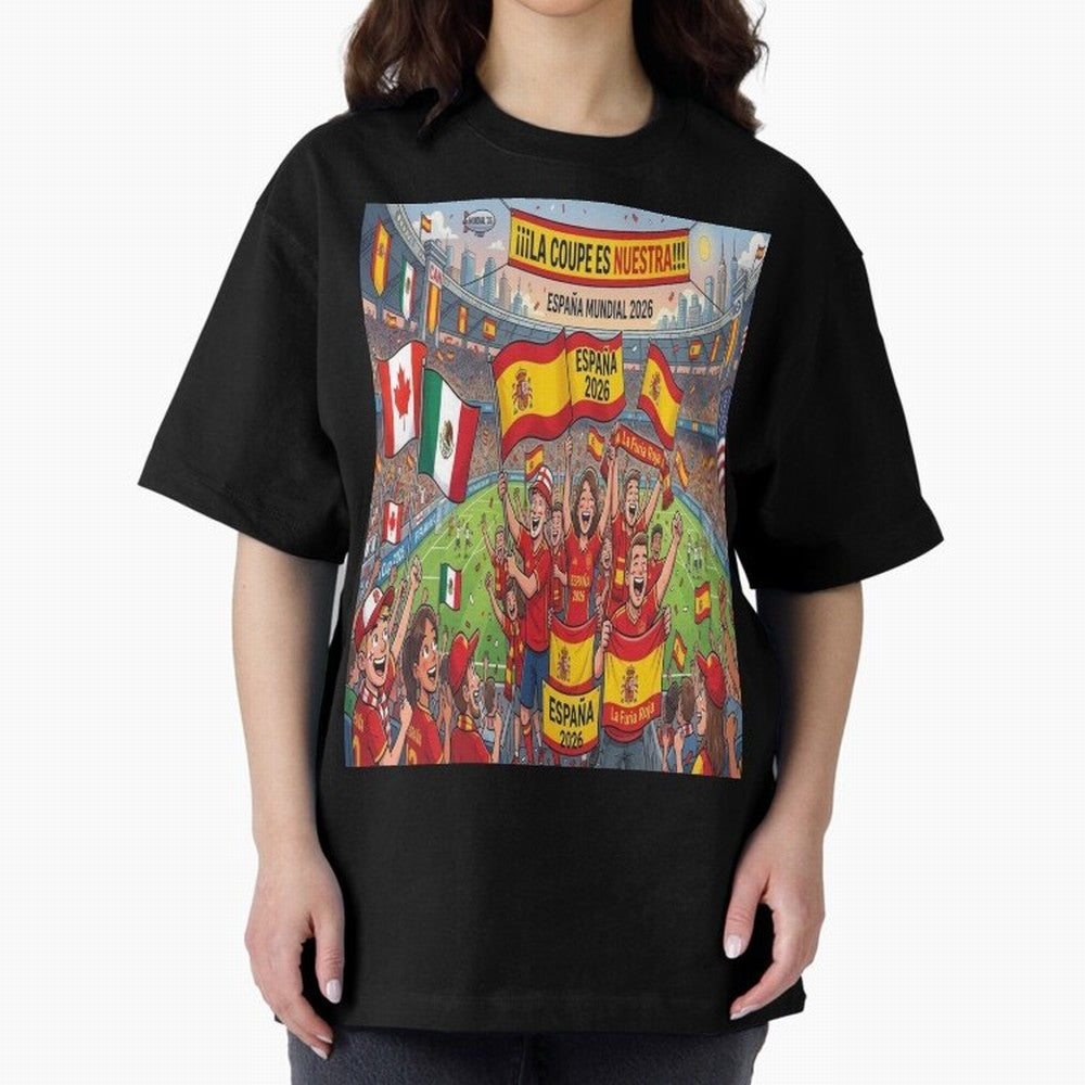 Spain World Cup 2026 - Stadium Classic T-Shirt Showcase FIFA World Cup 2026 Inspired by Messi, Argentina Energy, Worldwide Fan Energy, Dramatic Goals, Stadium Lights and Championship Celebrations; Perfect for Supporters Who Want Bold Football