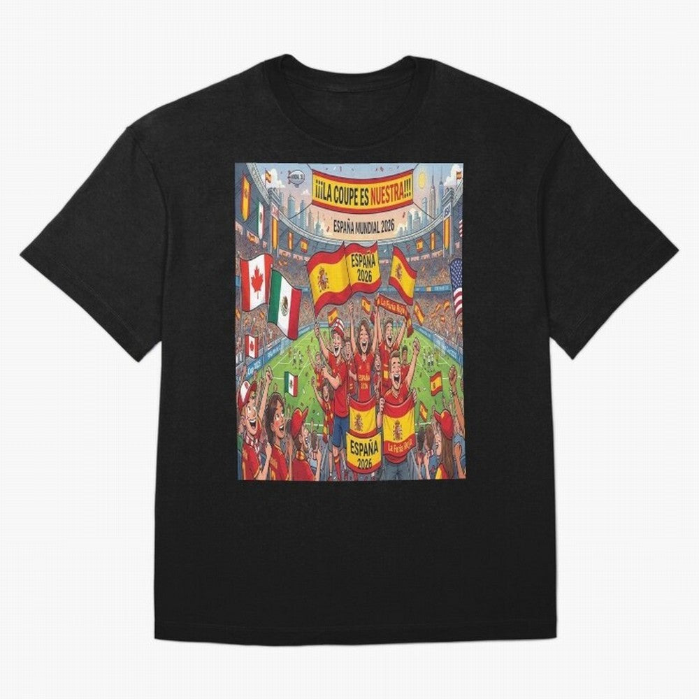 Spain World Cup 2026 - Stadium Classic T-Shirt Showcase FIFA World Cup 2026 Inspired by Messi, Argentina Energy, Worldwide Fan Energy, Dramatic Goals, Stadium Lights and Championship Celebrations; Perfect for Supporters Who Want Bold Football