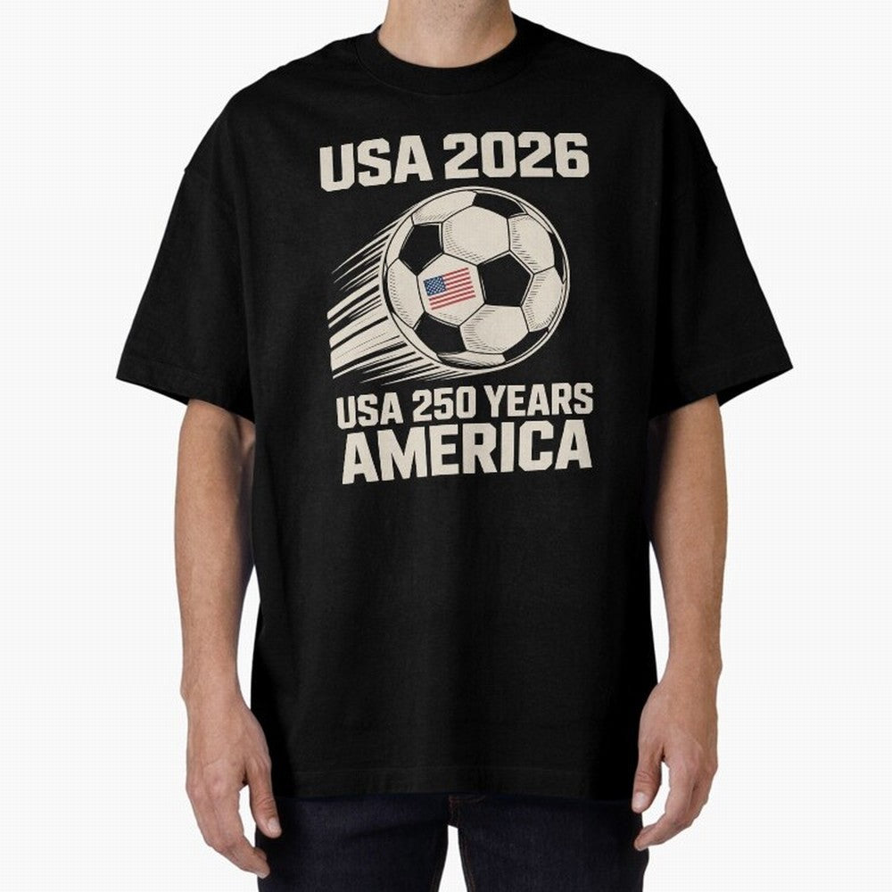 Usa 2026 Soccer 250 Years Women Kids 4th of July Classic T-Shirt Celebrate Golden Goal Energy in FIFA World Cup 2026 Capturing Haaland and Mbappe, Brazil Energy, Sports Nostalgia, International Competition, Famous Players and Unforgettable