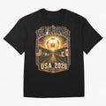 The Pilgrimage World Cup 2026 Soccer T-Shirt Classic T-Shirt Bring International Match Energy to FIFA World Cup 2026 USA Canada Mexico Featuring Messi, Neymar and Mbappe, Brazil Energy, Football History, Final Match Energy, Crowd Noise and Once in
