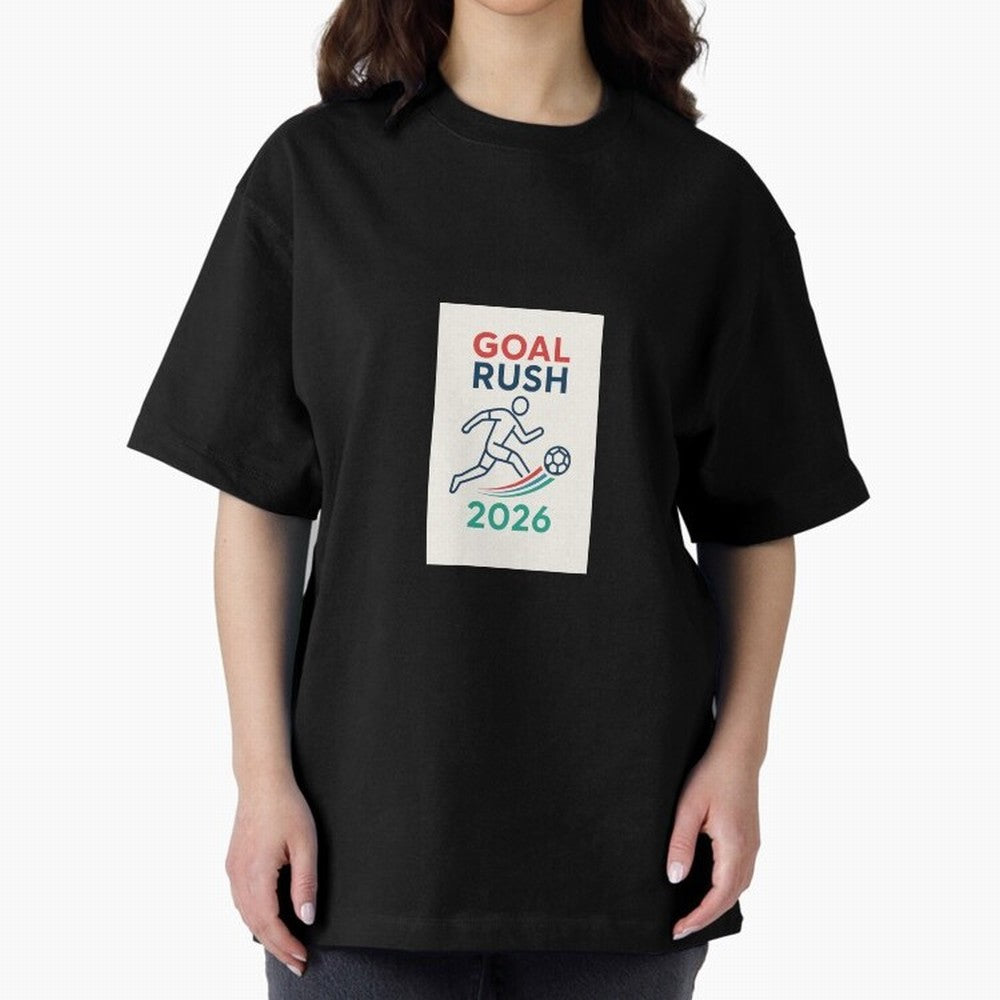 Goal Rush 2026 Classic T-Shirt Carry FIFA World Cup 2026 Group Stage for Fans of Messi and Cristiano Ronaldo and Germany, Bringing Goal Celebration Energy, Supporter Heritage, Football Icons and Worldwide Tournament Joy; Made for Die Hard
