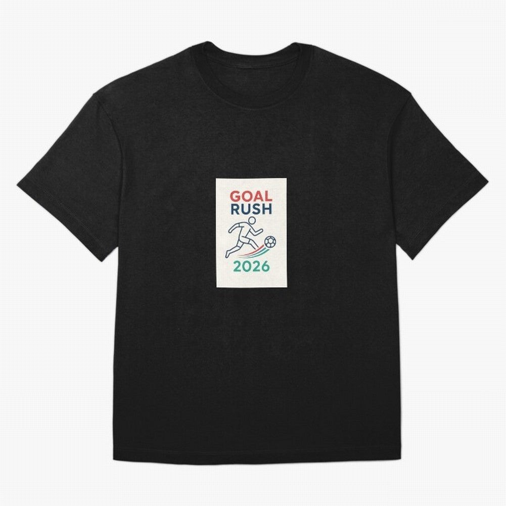 Goal Rush 2026 Classic T-Shirt Carry FIFA World Cup 2026 Group Stage for Fans of Messi and Cristiano Ronaldo and Germany, Bringing Goal Celebration Energy, Supporter Heritage, Football Icons and Worldwide Tournament Joy; Made for Die Hard