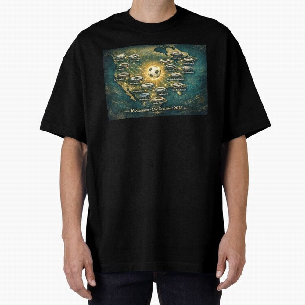 2026 Stadiums Across North America World Cup Classic T-Shirt Live for the Drama of Match Day Hype around FIFA World Cup 2026 USA Canada Mexico, Neymar, Haaland and Cristiano Ronaldo, Germany, Football History, Final Match Energy, Crowd Noise and