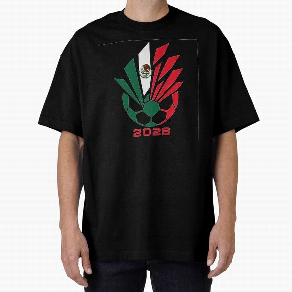Mexican Soccer 2026 Flag Burst Emblem Classic T-Shirt Show Up for the Glory of Global Football Passion for FIFA World Cup 2026 USA Canada Mexico, Celebrating CR7, Portugal, Spain and Germany, Stadium Memories, Football Loyalty, International Chants