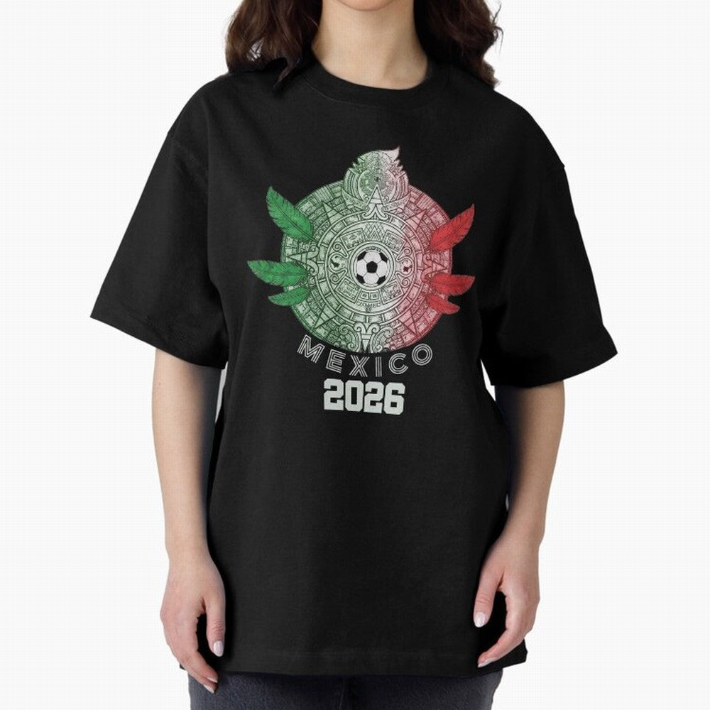 Mexico 2026 Aztec Sun Statement Classic T-Shirt Represent FIFA World Cup 2026 for Fans of Messi and Cristiano Ronaldo and Netherlands, Bringing Supporter Pride, Iconic Celebrations, Legendary Names and Global Match Day Energy; Ideal for Fans Who