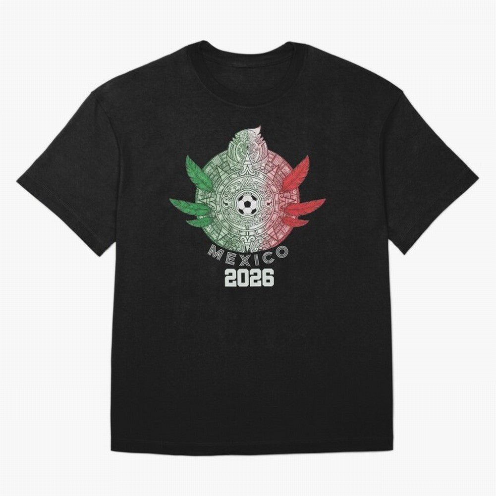 Mexico 2026 Aztec Sun Statement Classic T-Shirt Represent FIFA World Cup 2026 for Fans of Messi and Cristiano Ronaldo and Netherlands, Bringing Supporter Pride, Iconic Celebrations, Legendary Names and Global Match Day Energy; Ideal for Fans Who