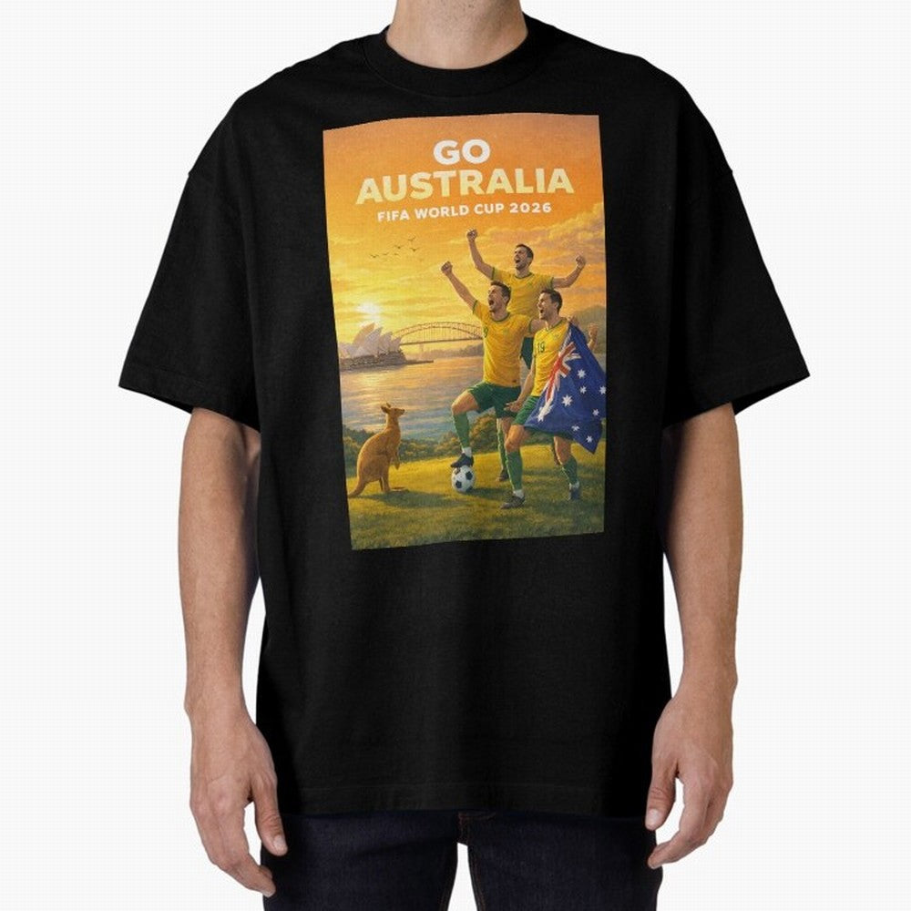 Australia Socceroos FIFA World Cup 2026 Sydney Football Australia Kangaroos Classic T-Shirt Represent the Passion of FIFA World Cup 2026 USA Canada Mexico for Fans of Cristiano Ronaldo, Haaland and CR7 and Argentina and Brazil, Bringing Goal