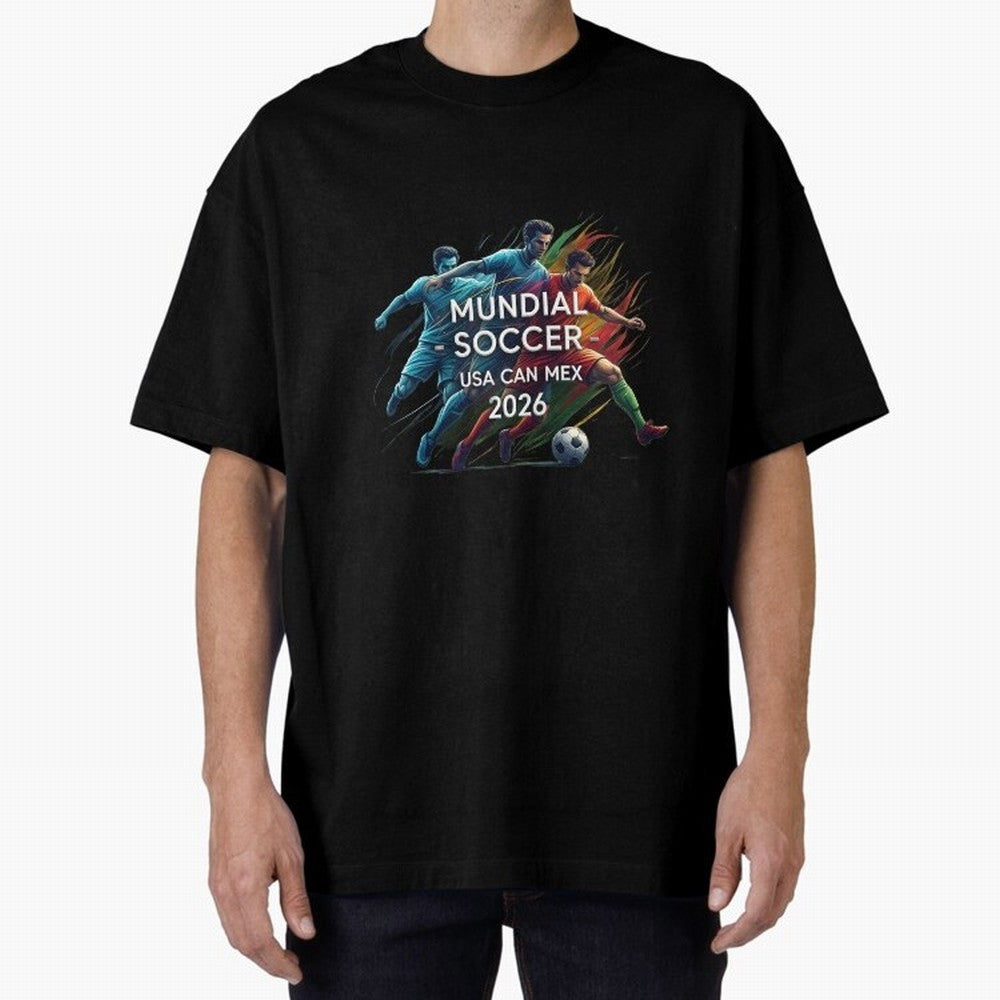 Mundial Soccer 2026 Classic T-Shirt Relive Global Football Passion for FIFA World Cup 2026, Capturing Cristiano Ronaldo, Spain and Netherlands, Retro Football Energy, Iconic Rivalries, Trophy Chase Drama and Stadium Atmosphere; Built for Supporters