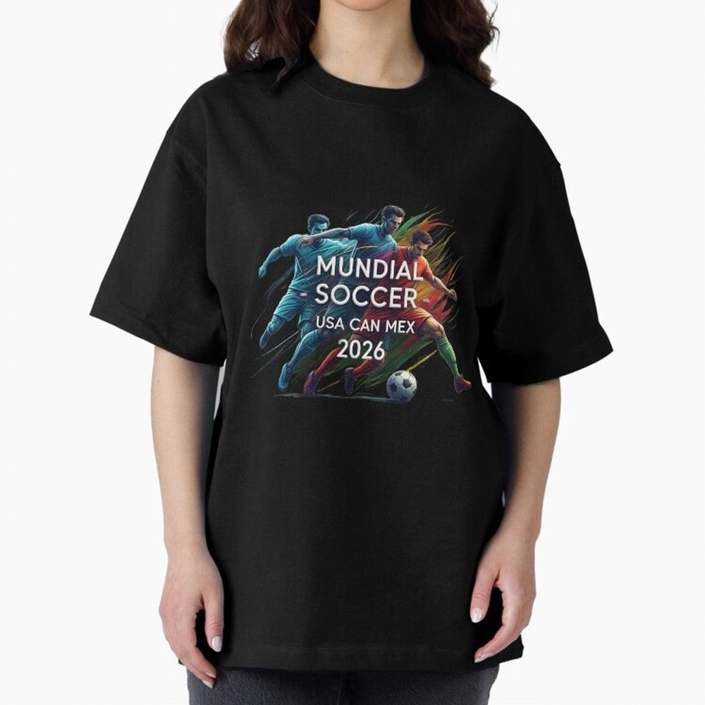 Mundial Soccer 2026 Classic T-Shirt Relive Global Football Passion for FIFA World Cup 2026, Capturing Cristiano Ronaldo, Spain and Netherlands, Retro Football Energy, Iconic Rivalries, Trophy Chase Drama and Stadium Atmosphere; Built for Supporters