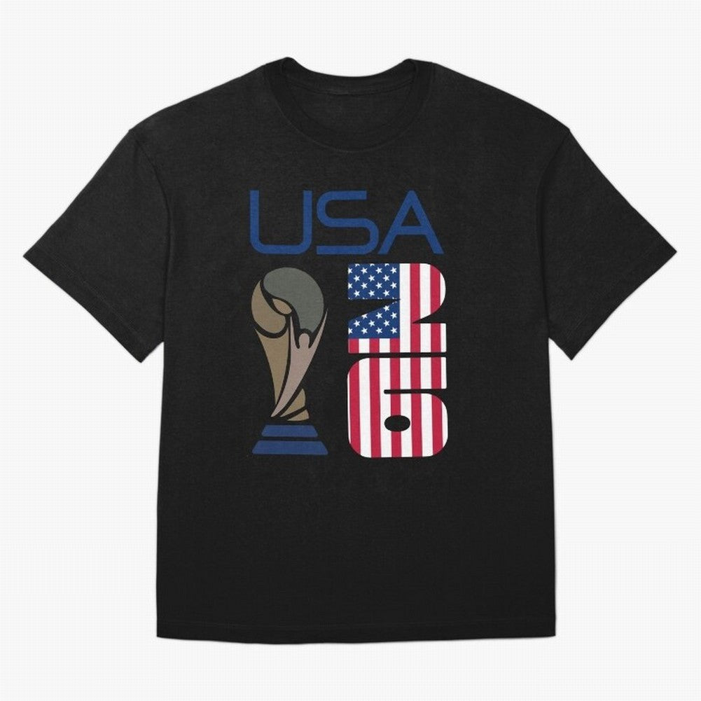 USA 2026 Soccer World Cup Trophy American Flag Design Classic T-Shirt Bring a Champion Mindset to FIFA World Cup 2026 Spirit, Inspired by Brazil, Portugal and Argentina, Mbappe and Neymar, Football Festival Excitement, Trophy Ambitions, Country