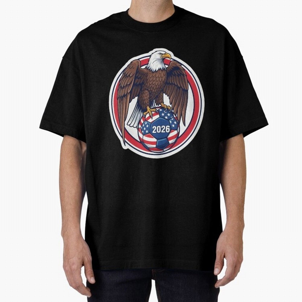 USA Eagle Soccer 2026 ¨C American Pride Football Design Classic T-Shirt Capture Stadium Memories from Match Day Hype around FIFA World Cup 2026, Neymar, Haaland and Cristiano Ronaldo, Netherlands, Global Supporter Spirit, Legendary Goals, National
