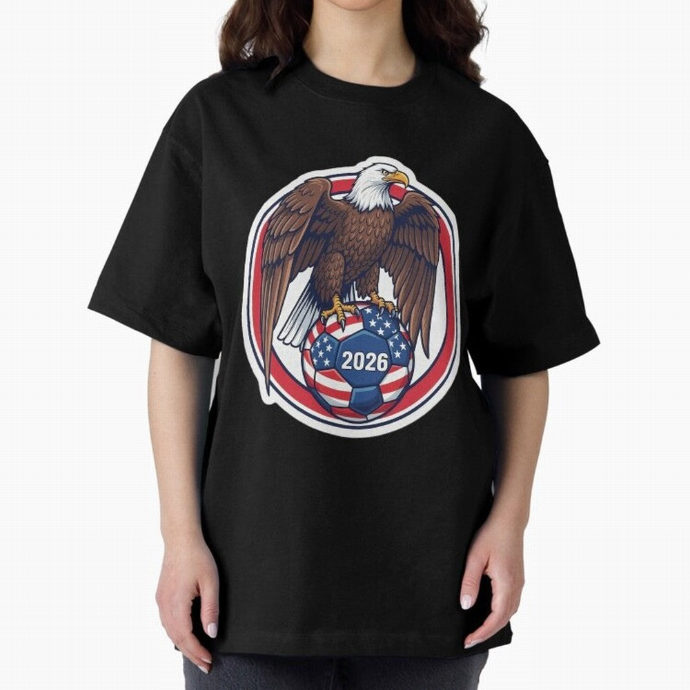 USA Eagle Soccer 2026 ¨C American Pride Football Design Classic T-Shirt Capture Stadium Memories from Match Day Hype around FIFA World Cup 2026, Neymar, Haaland and Cristiano Ronaldo, Netherlands, Global Supporter Spirit, Legendary Goals, National
