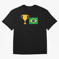 Brazil Soccer Team Fan Football Brazilian Flag 2022 T-Shirt - Brazil T shirt Soccer - Brazil Flag Vintage - Brazilian Classic T-Shirt Honor the Beautiful Game during Global Football Passion for FIFA World Cup 2026, Inspired by Haaland and Mbappe,