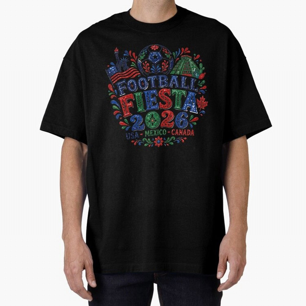 Football Fiesta 2026 USA Mexico Canada Soccer Art Classic T-Shirt Fuel the Hype around FIFA World Cup 2026 Connected to Neymar, Argentina and Brazil Energy, Tournament Hype, Historic Matchups, Family Viewing Parties and Global Sports Pride; Made