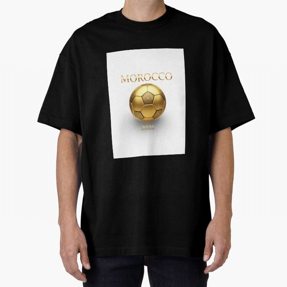 Copy of Morocco 2026 World Cup - Traditional Zellige Football Design Classic T-Shirt Bring Champion Energy into the FIFA World Cup 2026 Group Stage Journey through Haaland and Mbappe Highlights, Brazil, Portugal and Argentina Pride, Stadium