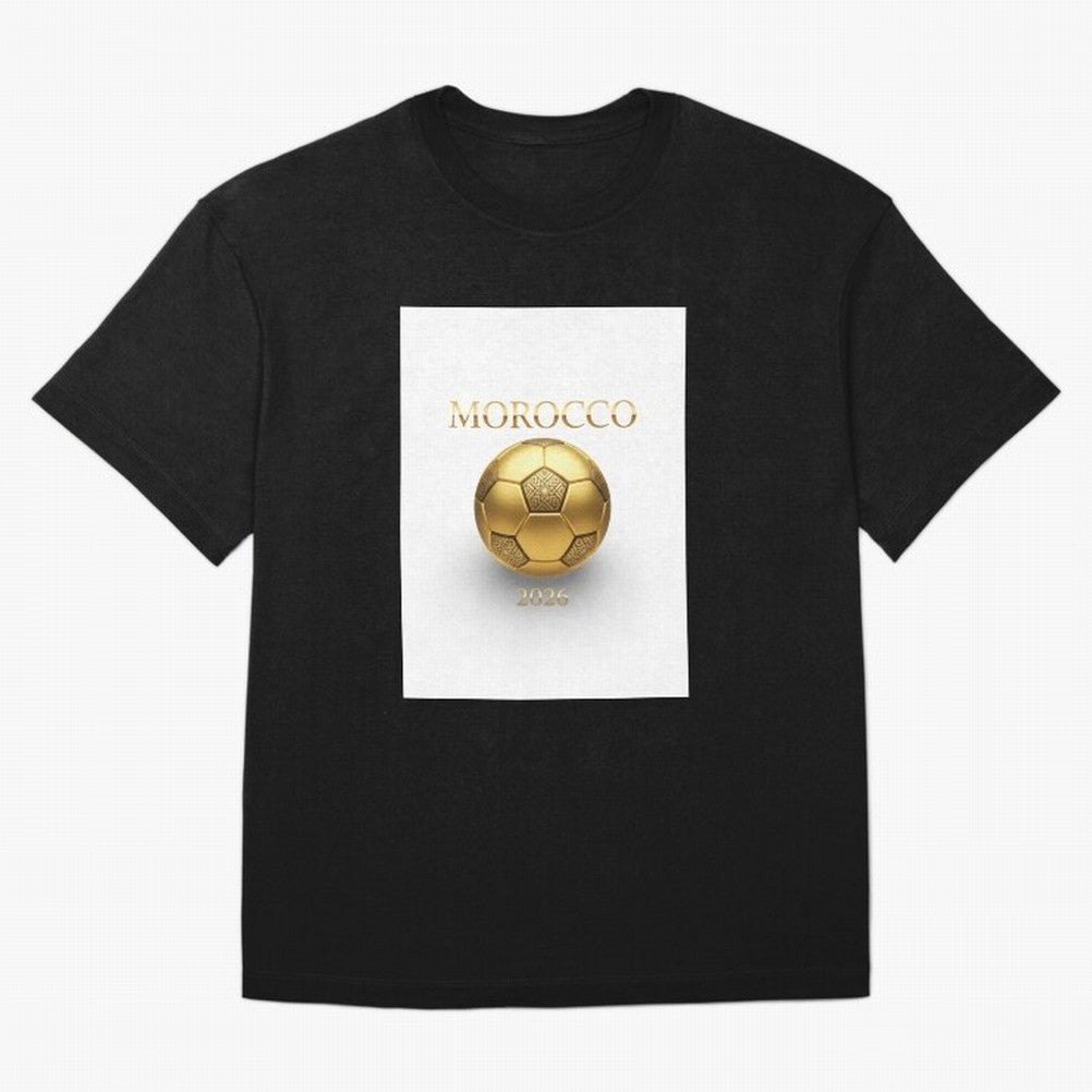 Copy of Morocco 2026 World Cup - Traditional Zellige Football Design Classic T-Shirt Bring Champion Energy into the FIFA World Cup 2026 Group Stage Journey through Haaland and Mbappe Highlights, Brazil, Portugal and Argentina Pride, Stadium