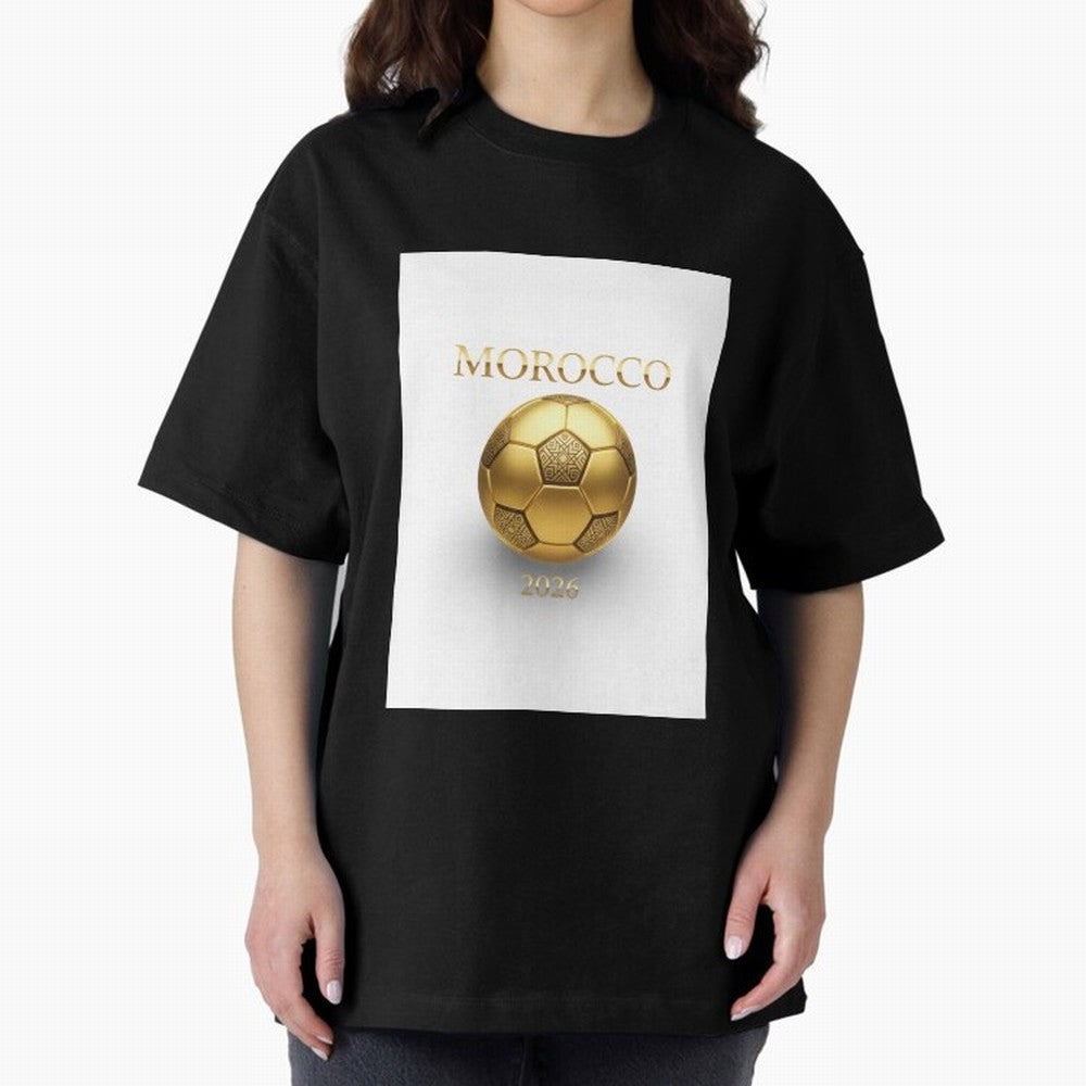 Copy of Morocco 2026 World Cup - Traditional Zellige Football Design Classic T-Shirt Bring Champion Energy into the FIFA World Cup 2026 Group Stage Journey through Haaland and Mbappe Highlights, Brazil, Portugal and Argentina Pride, Stadium