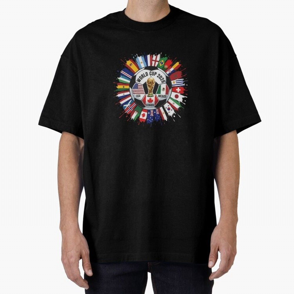 World Cup 2026 Kids, USA Mexico Canada Host Countries, International Football Flags Top, Gameday Soccer Apparel, Soccer Fan Youth Classic T-Shirt Treasure FIFA World Cup 2026 Inspired by Haaland, Argentina, France and Brazil Energy, Stadium Chants,