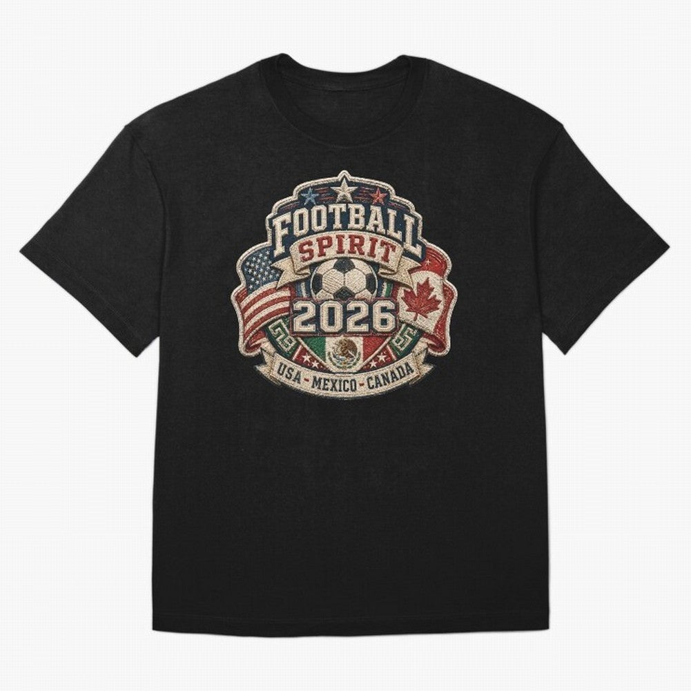 Football 2026 USA Mexico Canada Soccer Championship Fan Art Classic T-Shirt Show Match Day Excitement for Match Day Hype around FIFA World Cup 2026, CR7 and Messi, Spain, Championship Spirit, Famous Goals, Roaring Crowds and International Football