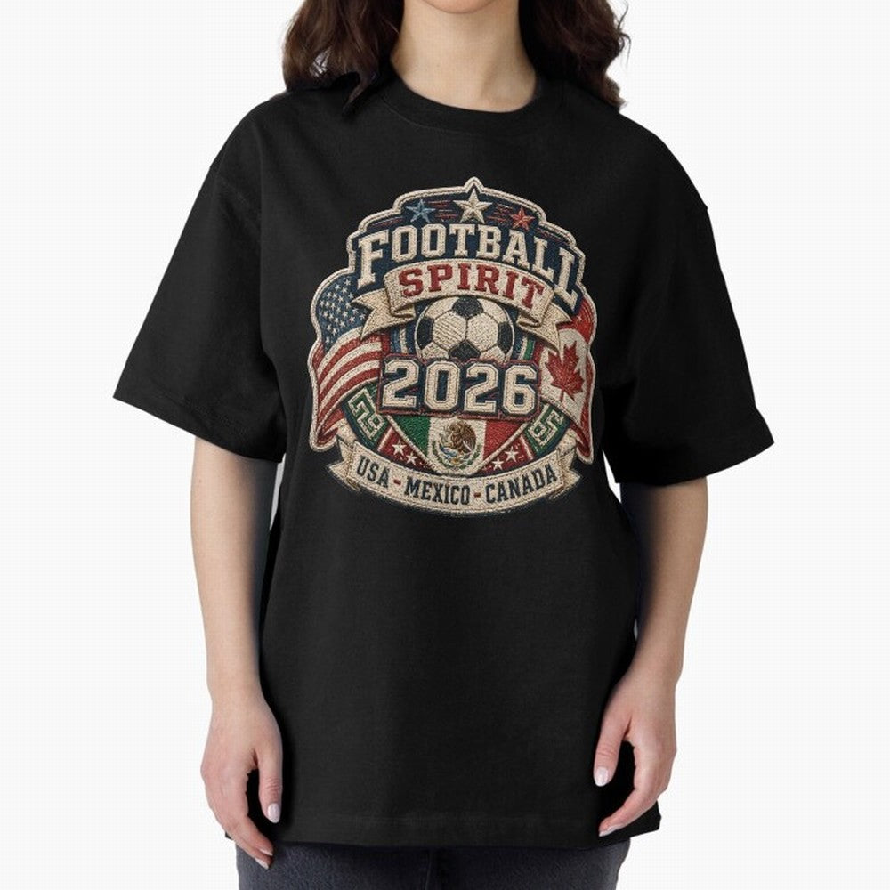 Football 2026 USA Mexico Canada Soccer Championship Fan Art Classic T-Shirt Show Match Day Excitement for Match Day Hype around FIFA World Cup 2026, CR7 and Messi, Spain, Championship Spirit, Famous Goals, Roaring Crowds and International Football