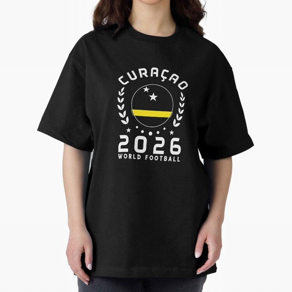 World Cup 2026 Curacao Football Fan Curacaoan Supporter T-Shirt_85310550 Classic T-Shirt Build Match Day Hype around FIFA World Cup 2026 USA Canada Mexico, Cristiano Ronaldo, Haaland and CR7, Argentina, Retro Football Energy, Iconic Rivalries,