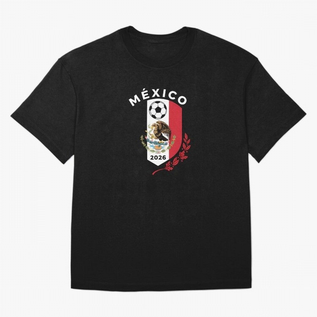 Mexico Emblem World Cup Soccer 2026 Football Crew T-Shirt_83050167 Classic T-Shirt Experience FIFA World Cup 2026 Spirit, Celebrating Netherlands, Haaland, Football Passion, Legendary Performances, Festival Vibes and Supporter Community; Great for