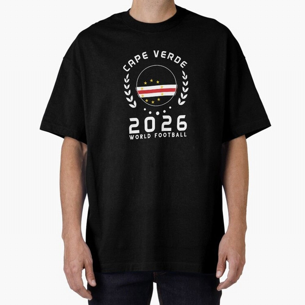 World Cup 2026 Cape Verde Football Fan Cape Verdean Supporter Gift T-Shirt_85310196 Classic T-Shirt Elevate FIFA World Cup 2026 Group Stage Spirit, Inspired by Brazil, Portugal and Argentina, Messi, Neymar and Mbappe, Retro Football Energy, Iconic