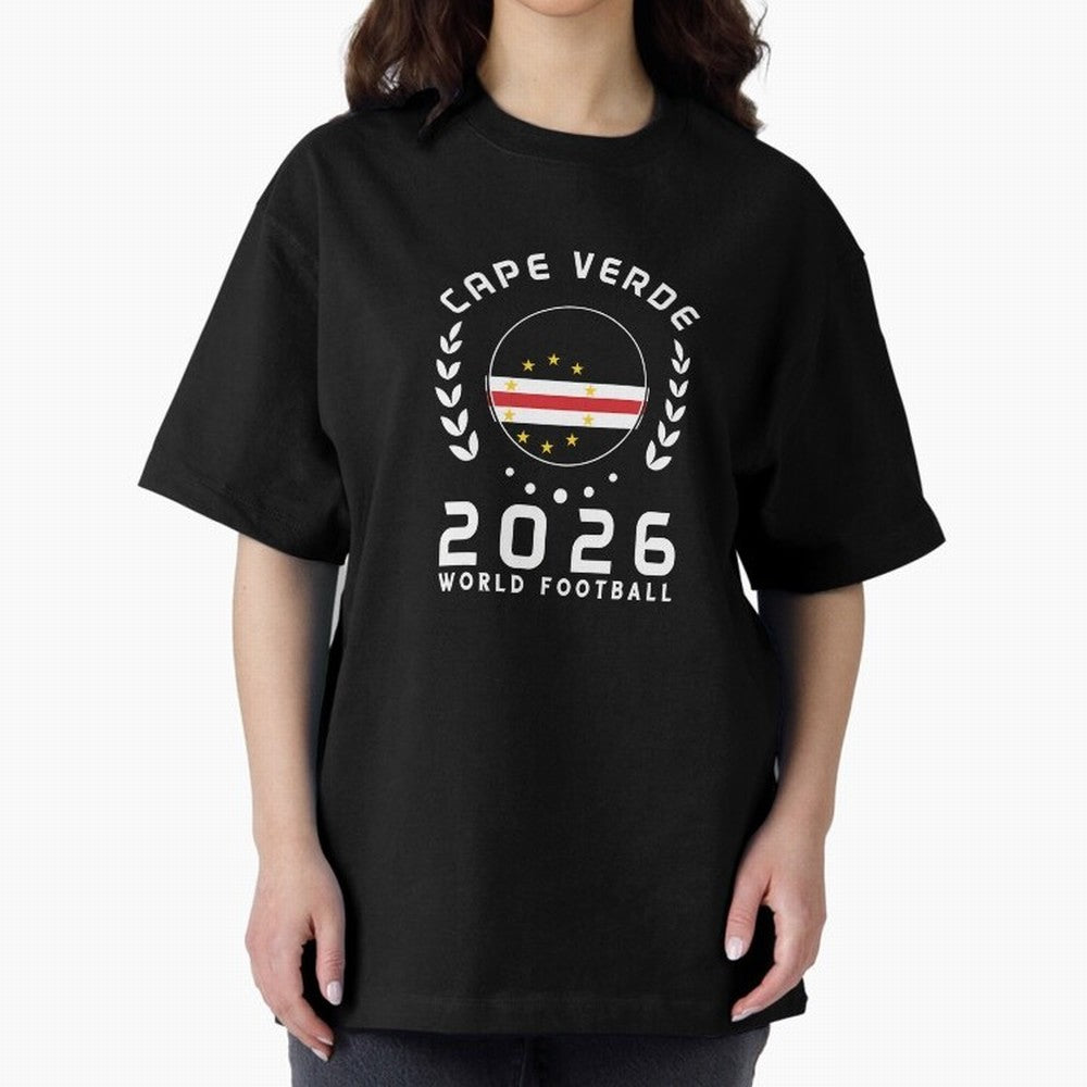 World Cup 2026 Cape Verde Football Fan Cape Verdean Supporter Gift T-Shirt_85310196 Classic T-Shirt Elevate FIFA World Cup 2026 Group Stage Spirit, Inspired by Brazil, Portugal and Argentina, Messi, Neymar and Mbappe, Retro Football Energy, Iconic