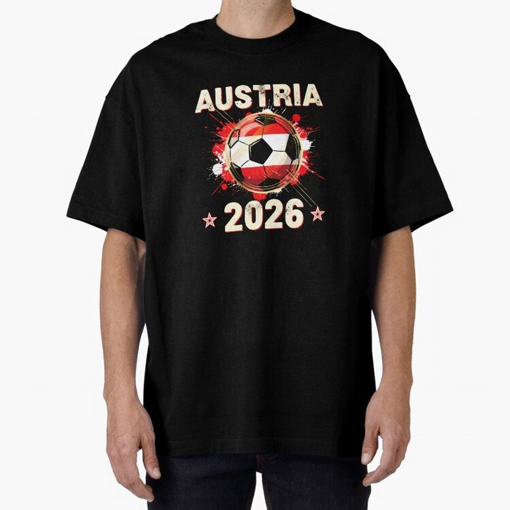 World Cup 2026 Austria Soccer Ball North America - Austrian Fan Gift T-Shirt_85028223 Classic T-Shirt Celebrate Rivalries and Pride in Match Day Hype around FIFA World Cup 2026, Neymar, Haaland and Cristiano Ronaldo, Portugal, Spain and Germany,