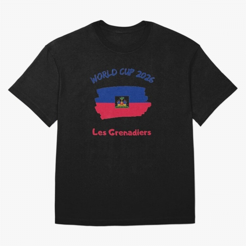Haiti Football Fan Haitian Soccer Supporter National Team Pride Caribbean 2026 T-Shirt_90544900 Classic T-Shirt Bring Supporter Culture to FIFA World Cup 2026 USA Canada Mexico Spirit, Made for Netherlands, Messi, Stadium Chants, National Pride,