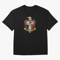 Golden Continental Eagle Soccer World Cup Crest 2026 T-Shirt_83050983 Classic T-Shirt Carry National Pride through Global Football Passion for FIFA World Cup 2026, Centered on Messi, CR7 and Mbappe, Germany, Retro Football Energy, Iconic Rivalries,