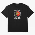 Portugal 2026 World Football Soccer Fan Design T-Shirt_87038236 Classic T-Shirt Fuel Your Fan Pride for Match Day Hype around FIFA World Cup 2026 Group Stage, Neymar, England, Worldwide Fan Energy, Dramatic Goals, Stadium Lights and Championship