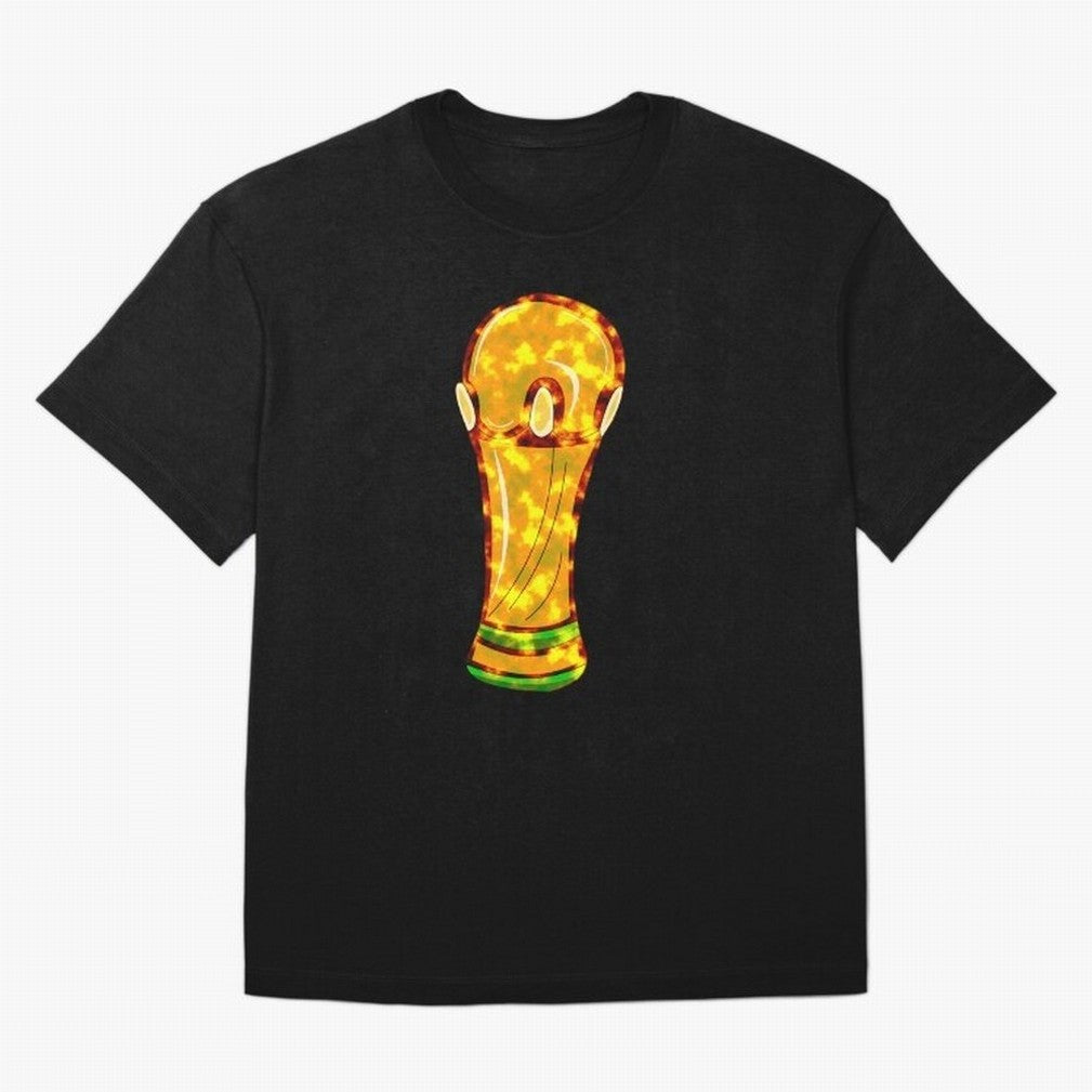 World Cup Trophy Classic T-Shirt Make Memories around FIFA World Cup 2026 Group Stage for Fans of Messi and Cristiano Ronaldo and Argentina, France and Brazil, Bringing Football Festival Excitement, Trophy Ambitions, Country Rivalries and Star
