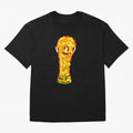 World Cup Trophy Classic T-Shirt Make Memories around FIFA World Cup 2026 Group Stage for Fans of Messi and Cristiano Ronaldo and Argentina, France and Brazil, Bringing Football Festival Excitement, Trophy Ambitions, Country Rivalries and Star
