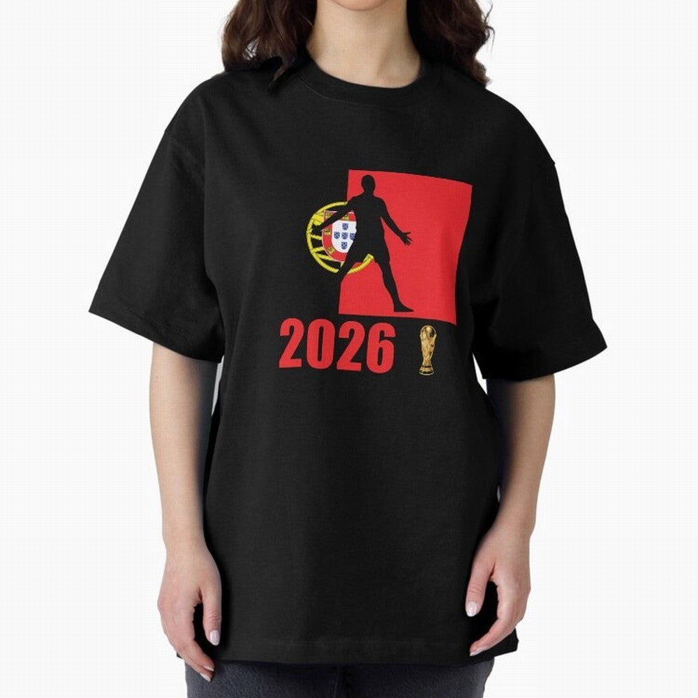 Portugal World Cup 2026 T-Shirt_84815867 Classic T-Shirt Relive Legendary Nights from FIFA World Cup 2026 Spirit, Driven by Germany, Mbappe, Championship Spirit, Famous Goals, Roaring Crowds and International Football Unity; Great for Supporters