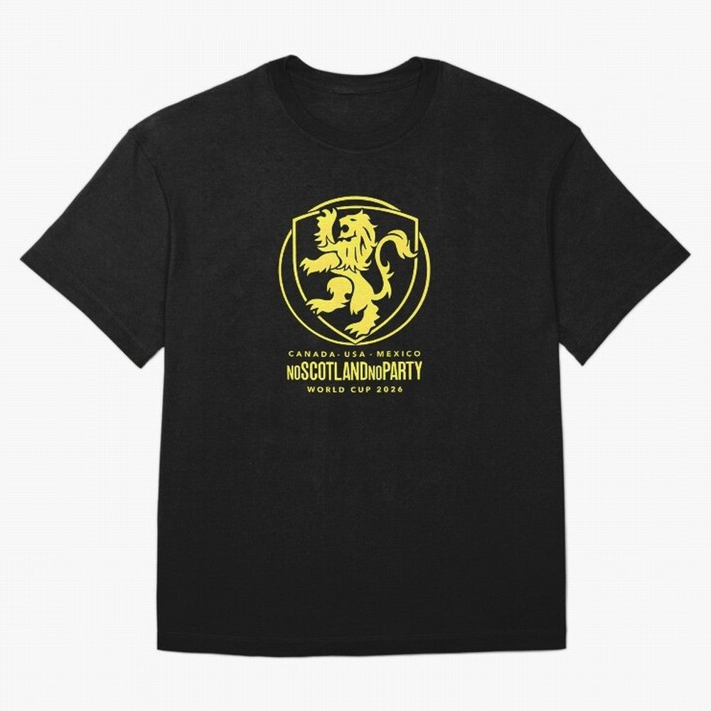 Scotland World Cup 2026 No Scotland No Party T-Shirt_83987455 Classic T-Shirt Honor FIFA World Cup 2026 USA Canada Mexico for Fans of Messi, CR7 and Mbappe and England and Germany, Bringing Stadium Chants, National Pride, Trophy Dreams and