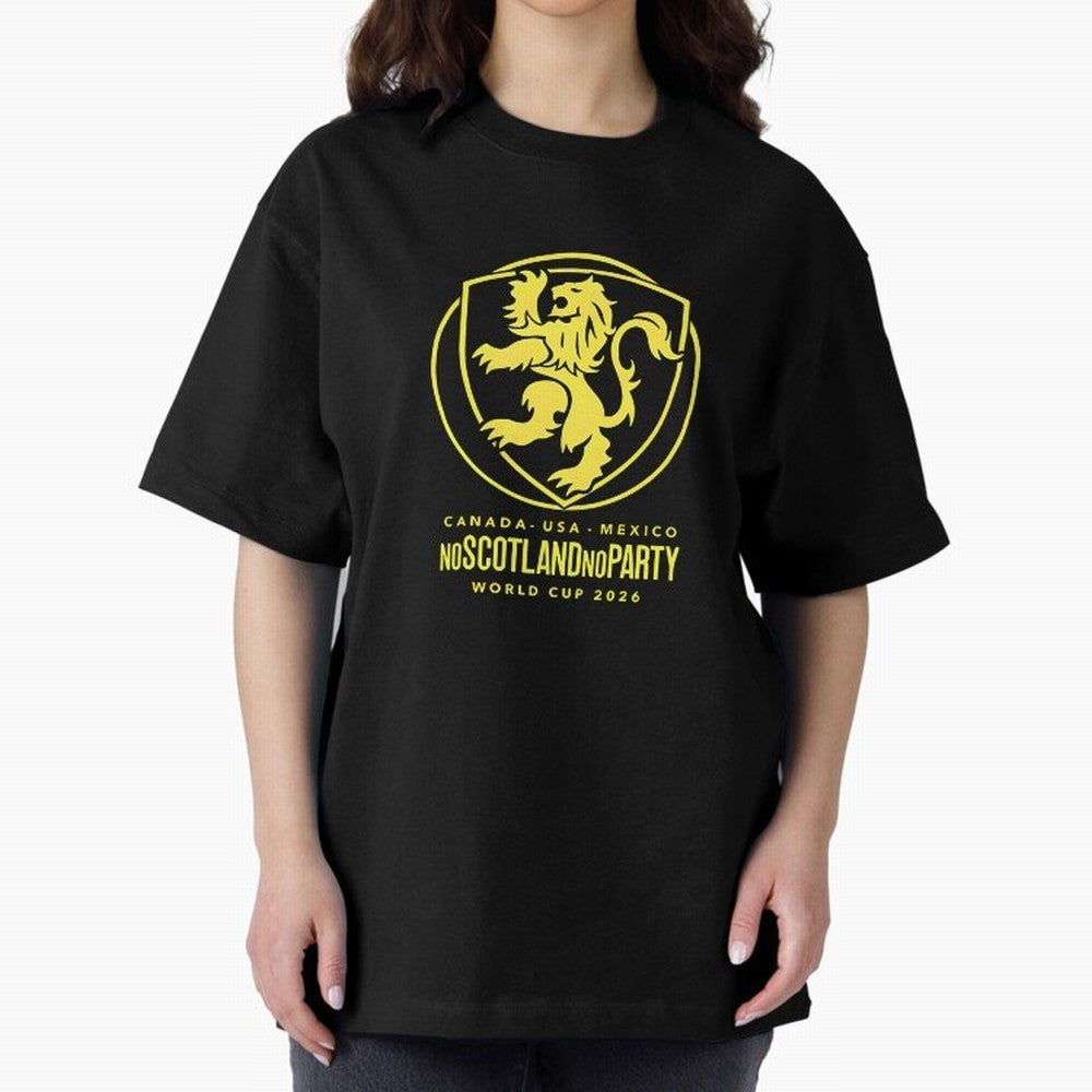 Scotland World Cup 2026 No Scotland No Party T-Shirt_83987455 Classic T-Shirt Get Ready for FIFA World Cup 2026 USA Canada Mexico with Cristiano Ronaldo, Argentina, France and Brazil Energy, Retro Football Energy, Iconic Rivalries, Trophy Chase