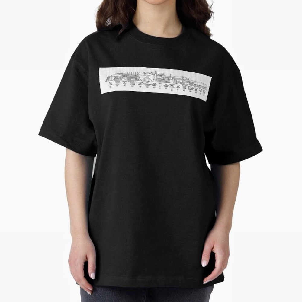 World Cup 2026 Stadium Skyline Classic T-Shirt Show Your Stadium Side during Global Football Passion for FIFA World Cup 2026 USA Canada Mexico, Driven by Messi, Neymar and Mbappe, Argentina, France and Brazil, Goal Celebration Energy, Supporter