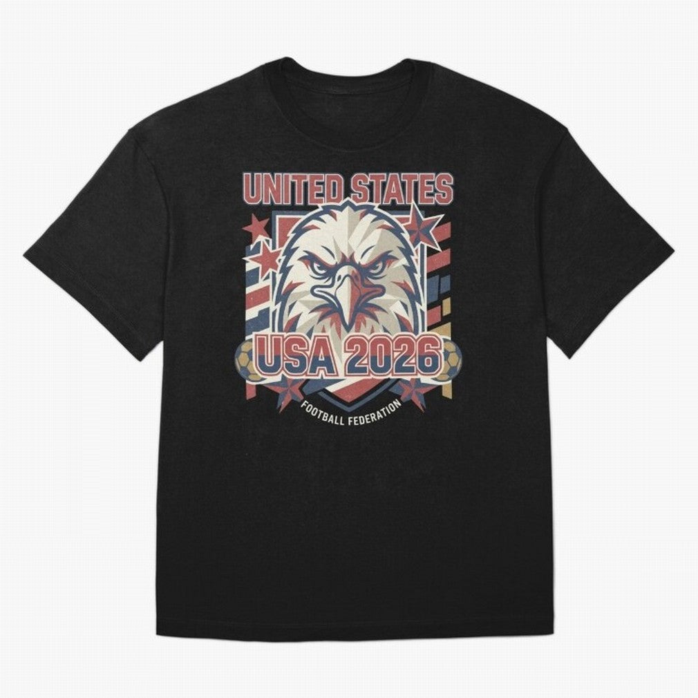 USA 2026 Retro Vintage World Cup Classic T-Shirt Stand Out with Spirit from FIFA World Cup 2026 USA Canada Mexico Driven by Cristiano Ronaldo, Haaland and CR7, Brazil Energy, Football History, Final Match Energy, Crowd Noise and Once in a Lifetime