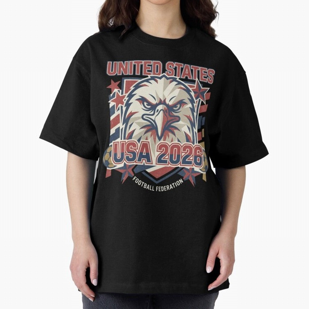USA 2026 Retro Vintage World Cup Classic T-Shirt Stand Out with Spirit from FIFA World Cup 2026 USA Canada Mexico Driven by Cristiano Ronaldo, Haaland and CR7, Brazil Energy, Football History, Final Match Energy, Crowd Noise and Once in a Lifetime