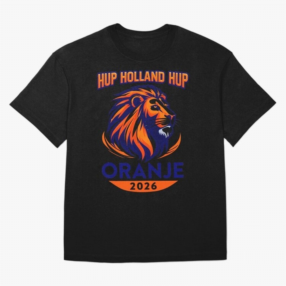 Netherlands World Cup 2026 Fan Art Classic T-Shirt Represent the FIFA World Cup 2026 Group Stage Journey through Messi, Neymar and Mbappe Highlights, Spain and Netherlands Pride, Worldwide Fan Energy, Dramatic Goals, Stadium Lights and Championship