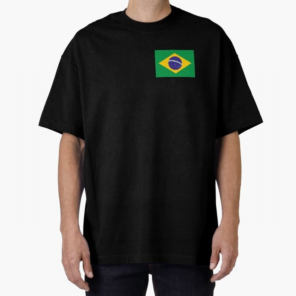 Brazil Flag Classic T-Shirt Celebrate Golden Goal Energy in the FIFA World Cup 2026 Journey through Haaland and Mbappe Highlights, England and Germany Pride, Championship Spirit, Famous Goals, Roaring Crowds and International Football Unity;