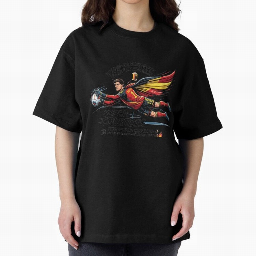 Thibaut Courtois Fan Art Classic T-Shirt Follow Match Day Hype around FIFA World Cup 2026, Haaland and Mbappe, Spain and Netherlands, Stadium Chants, National Pride, Trophy Dreams and Unforgettable Football Memories; Perfect for Supporters Who Want